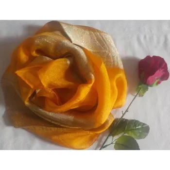 Šála Delší šála z hedvábí—oranžová