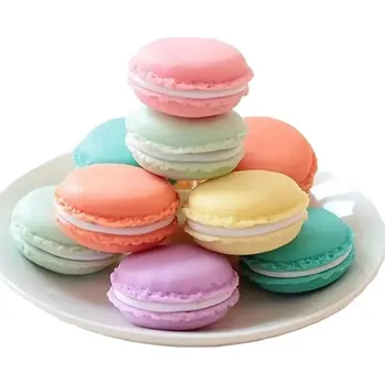 Dárková krabička Dárková krabička makronka - Žlutá