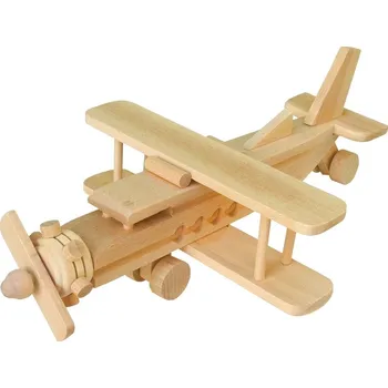 Dřevěná hračka Dřevotéka - Dřevěná hračka letadlo buk Dřevěná hračka letadlo buk