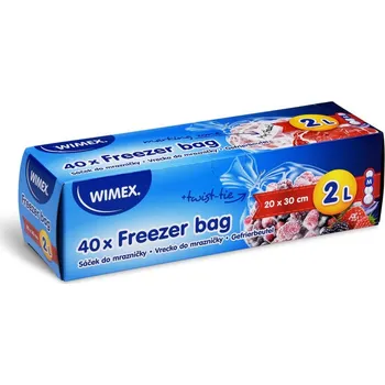 Potravinová fólie Sáček do mrazničky (LDPE) 20 x 30 cm 2L `M` [40 ks]