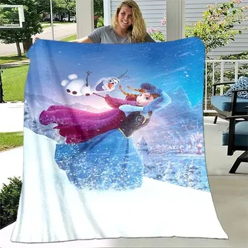 Dětská deka Dětská deka s motivy Ledového království - 21,150x180cm