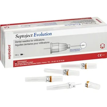 Injekční jehla Septodont Septoject Evolution - jehly do karpulí 100ks Varianta: Septoject Evolution100ks 0,3x16mm