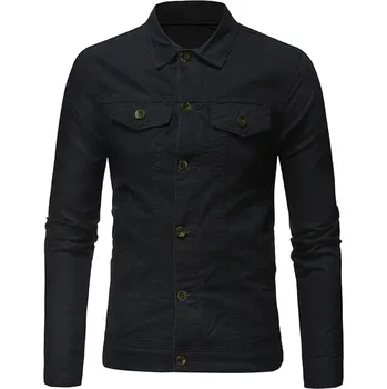 Pánská košile Pánská džínová košile s kapsami Barva: Černá, Velikost: L