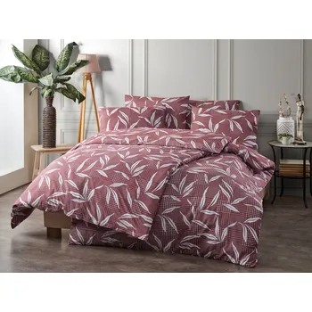 Povlečení Brotex Prodloužené povlečení bavlna 140x220, 70x90cm Patrik red