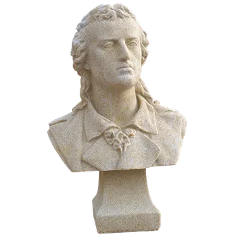 Zahradní dekorace ZahradniDekorace zahradní sochy - Schiller, výška 20 cm, 1,1 kg