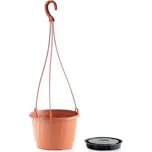 Květináč závěsný PRO terakota 24cm+HÁK a VKLAD