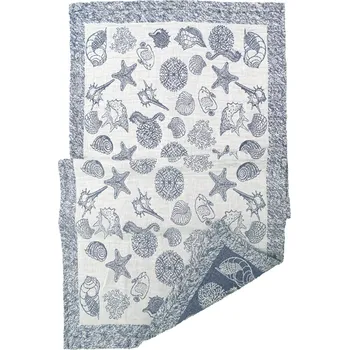 Ručník Snový svět Moře modré - lněný ručník