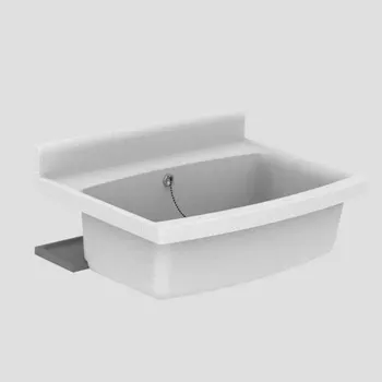 Umyvadlo Nicoll MAXI umyvadlo plastové světlý granit 70 x 50 x 24 cm (60007B60099)