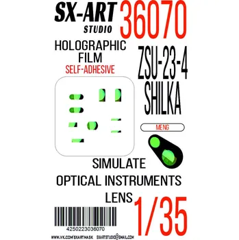 Plastikový model SX-ART 1/35 Holographic film ZSU-23-4 Shilka (MENG)