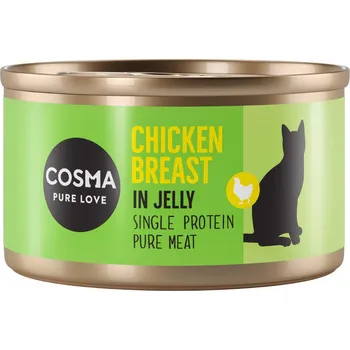 Krmivo pro kočku 6x85g Cosma Original v želé - kuřecí prsa v želé