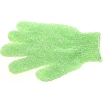 Koupelová kosmetika Peelingová rukavice | vychytávka do koupelny, náhodná barva - 1 ks - Zelená