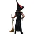 Karnevalový kostým Dětský kostým čarodějnice s kloboukem černý/červený e-obal, S