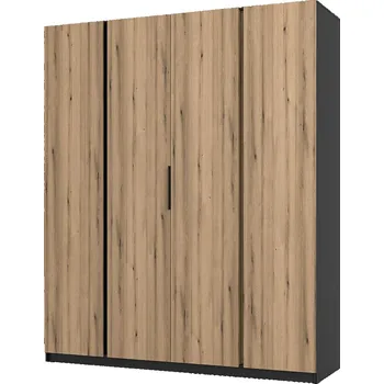 Šatní skříň KAJA 4F | Šatní skříň 200 cm černá