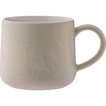 Hrnek BOTANICAL OLIVE LEAF 400 ml, šedá, kamenina, Mason Cash