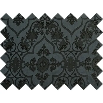 HEDVA ČESKÝ BROKÁT Vzorek brokátu 5x10cm 50749 TRNOVÁ KORUNA černá | 19