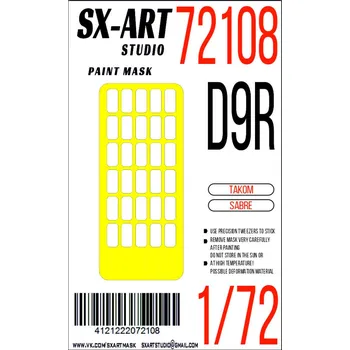 Plastikový model SX-ART 1/72 Paint mask D9R (TAKOM/Sabre)