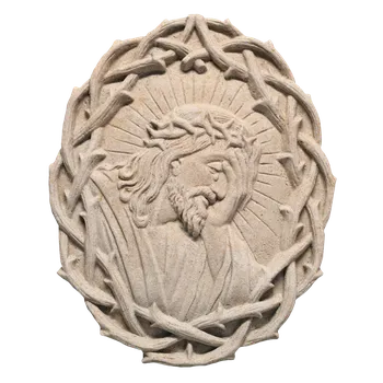 Zahradní dekorace ZahradniDekorace zahradní sochy - Ježíš Kristus v trnové Koruně, výška 35 cm, 1,9 kg