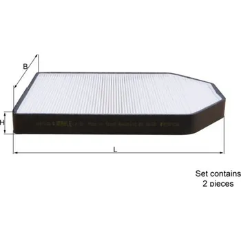 Ventilátor topení a klimatizace Kabinový (pylový) filtr MAHLE LA 51/S