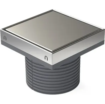 Odvodňovací žlab ND-Nástavec nerez. 150x150mm pro steel komplet