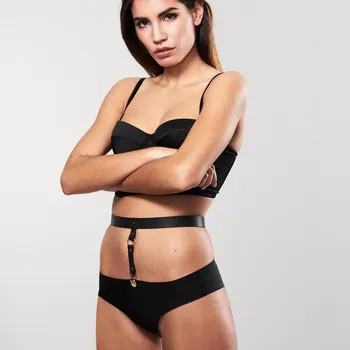 Erotický nábytek Bijoux Indiscrets Maze Lingerie Belt Black