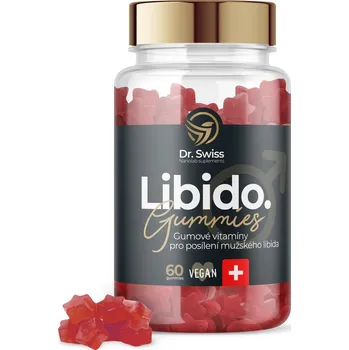 Dr. Swiss Gumové vitamíny na podporu mužského libida, 60 ks Léčebná kůra: 1 měsíc | 1 balení