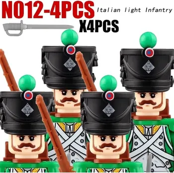 Stavebnice LEGO Komponenty k vojenské stavebnici | styl Lego - N012-4KS