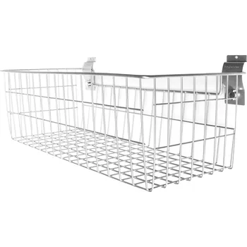 Dílenský regál REPONIO REPONIO Koš Vidula 60 hluboký Barva: Stříbrná