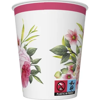 Jednorázové nádobí Kelímek papírový 250ml,8ks KD01 OG 025601