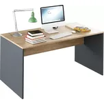 Psací stůl RIOMA NEW TYP 16 - grafit / dub artisan - SLEVA 3% s kodem radost25