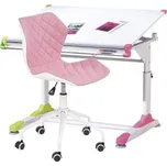 HALMAR Sestava - Stůl Collorido + Židle Matrix 3 růžová