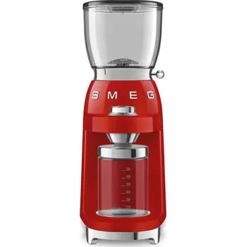 Příprava kávy Smeg CGF11RDEU Mlýnek na kávu červený