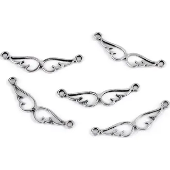 Materiál na výrobu šperku Kovový přívěsek křídla