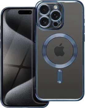 Pouzdro na mobilní telefon Electro Mag Cover pro Apple iPhone 15 Pro Max titanově modré