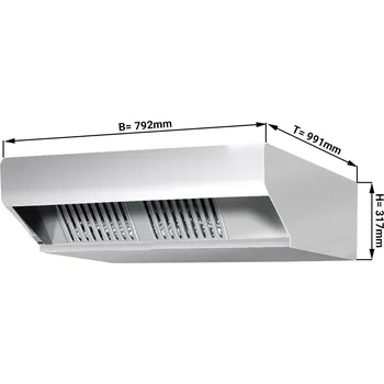 Lednice G.Gastro Digestoř pro kombinovaný konvektomat
