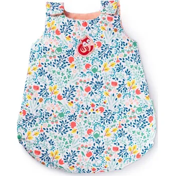 Dřevěná hračka Lilliputiens - spací pytel pro panenky s květinovým postiskem