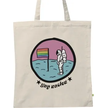 BIO plátěná taška s potiskem gay nation