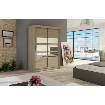 Šatní skříň Skříň Mikado V - dub sonoma - SLEVA 3% s kodem radost25