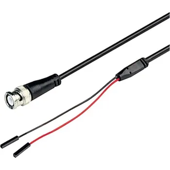 elektrický kabel SKS Hirschmann BNC AL 0,64 BNC měřicí kabel 1.20 m černá