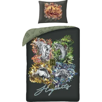 HALANTEX Povlečení Harry Potter Hogwarts Bavlna, 140/200, 70/90 cm