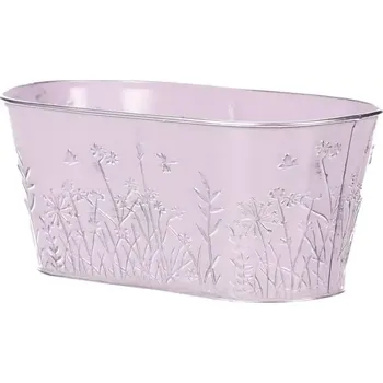 Květináč Obal kovový -truhlík OK6352-LILA - SLEVA 3% s kodem radost25