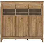 Vitrína Bergen REG3W - Modřín sibiu zlatý - doprava zdarma - SLEVA 3% s kodem radost25