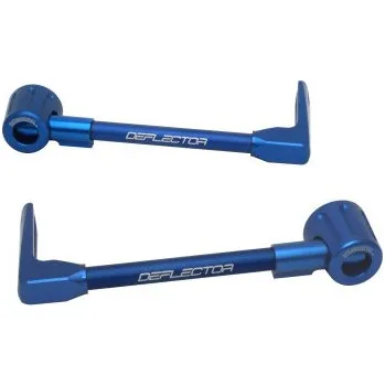 Lever guard ACCOSSATO with blue hose and joint right + left , aluminium DE003-022-TD-16
