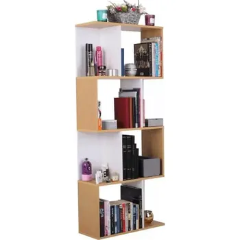 Obývací stěna Regál ERDEM NEW TYP 2 - borovice/bílá - SLEVA 3% s kodem radost25