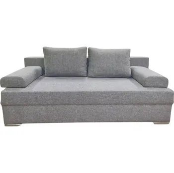 Pohovka Pohovka Lucie II světle šedá zvýšená - doprava zdarma - SLEVA 3% s kodem radost25