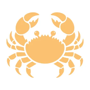 Samolepící dekorace Krab 002 (08 - béžová) SAMOLEPKA NA AUTO, NÁLEPKA, FÓLIE, POLEP, TUNING, VLASTNÍ TEXT, TISK, AUTOSAMOLEPKY.cz, POLEPY, OBRÁZEK, LOGO, 3D STICKERS