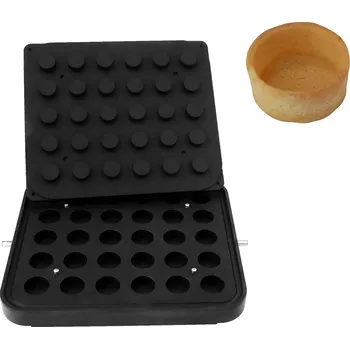 Vaflovač G.Gastro Commercial Tartlet Machine Plates for TMPIC – Round - 30-hole - Ø 39 mm