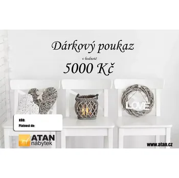 dětská židle ATAN Dárkový poukaz v hodnotě 5000 Kč Elektronický - SLEVA 3% s kodem radost25