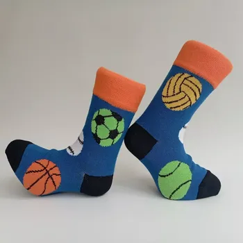 Dětské ponožky bavlněné Trepon Míče modré