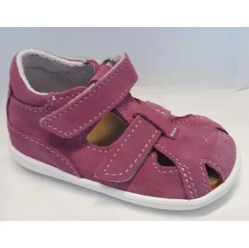 Dívčí bačkory JONAP 041S dívčí kožené sandálky, SZ, růžová Velikost: 25