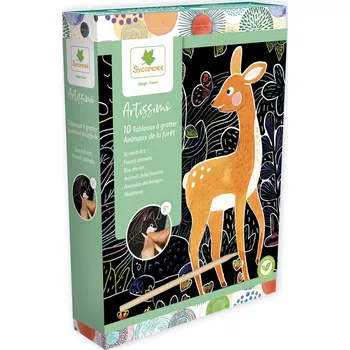 kreativní sada Artissimo - vyškrabávání - Lesní zvířata